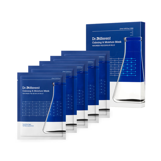 Dr. Different Calming & Moisture Mask Sheet 5 Sheets