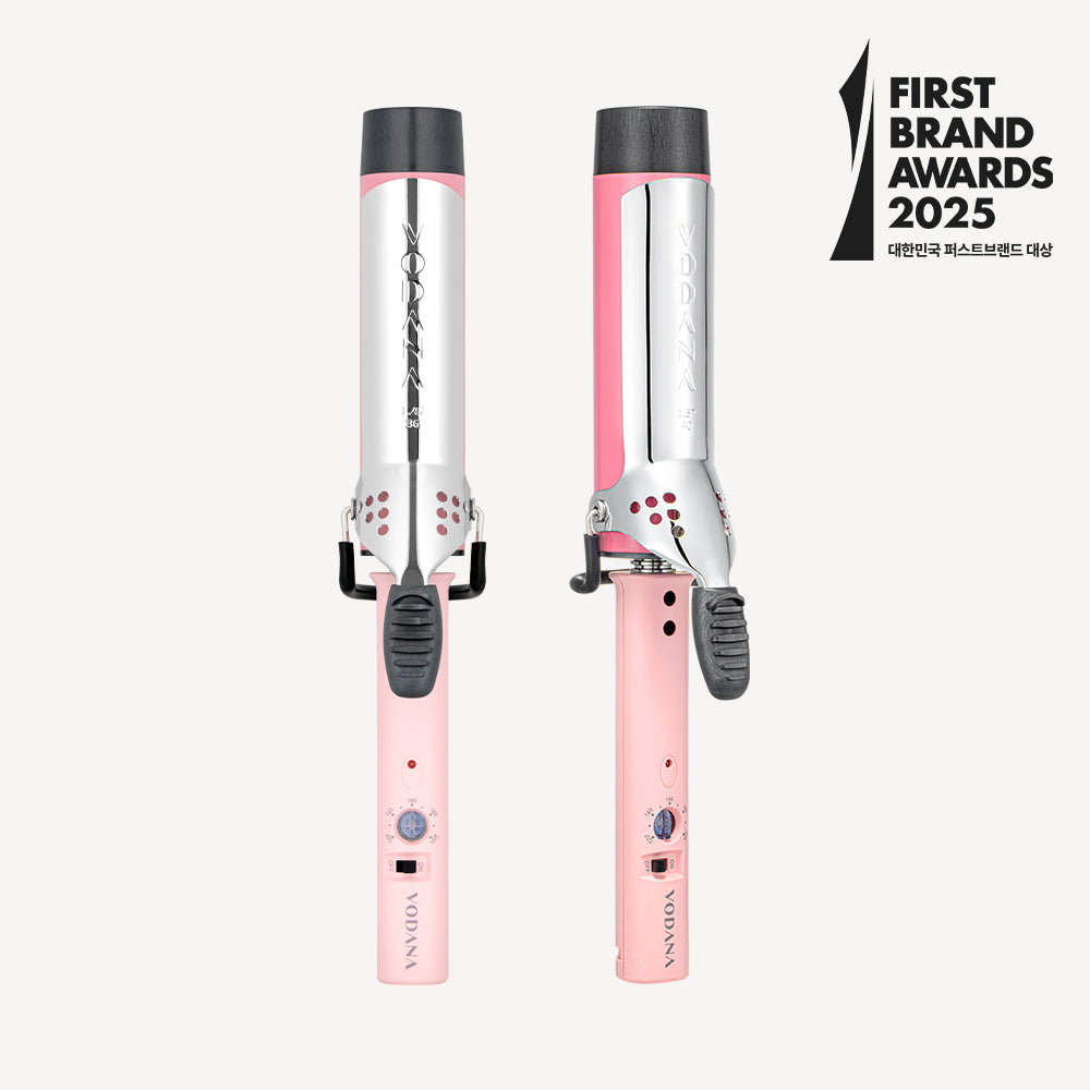 VODANA Glam Wave Curling Iron FV 36mm (Pink)