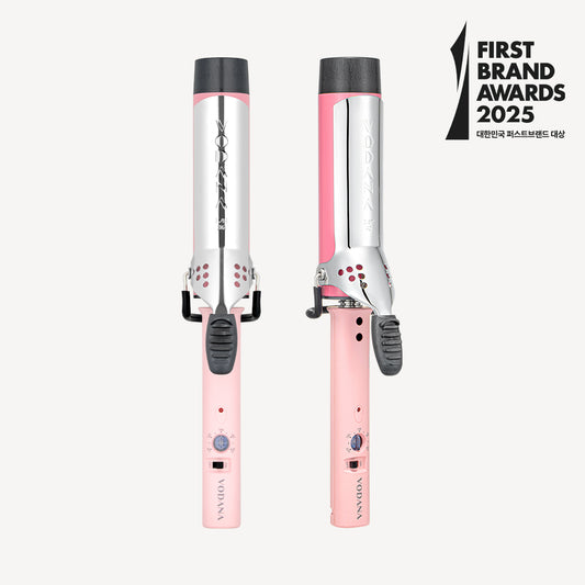 VODANA Glam Wave Curling Iron FV 36mm (Pink)