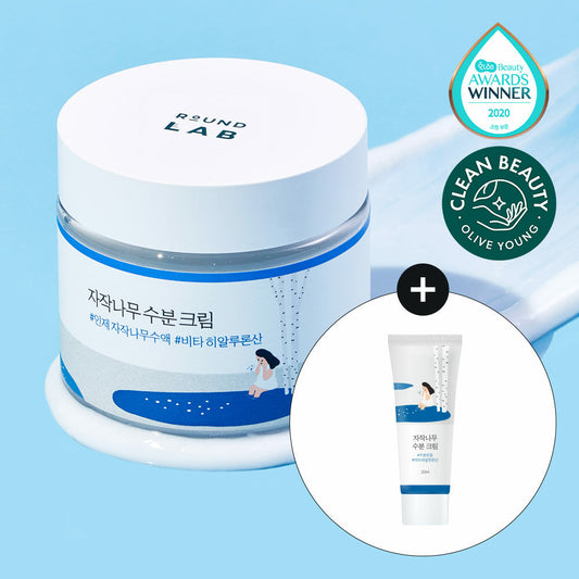 ROUND LAB Birch Juice Moisturizing Cream 80ml + 20ml Special Set