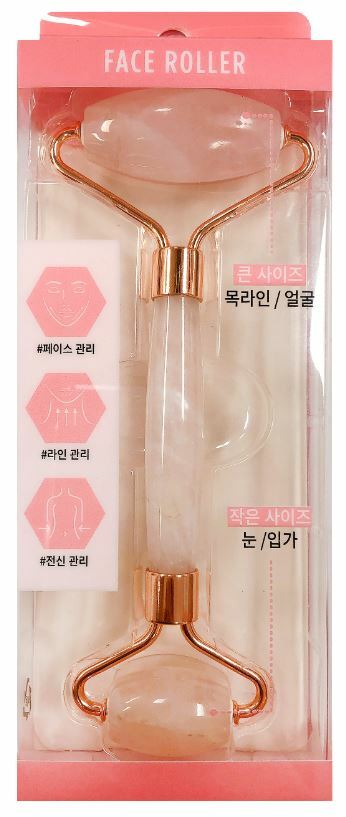 SHE'S LINE Pink Stone Face Roller