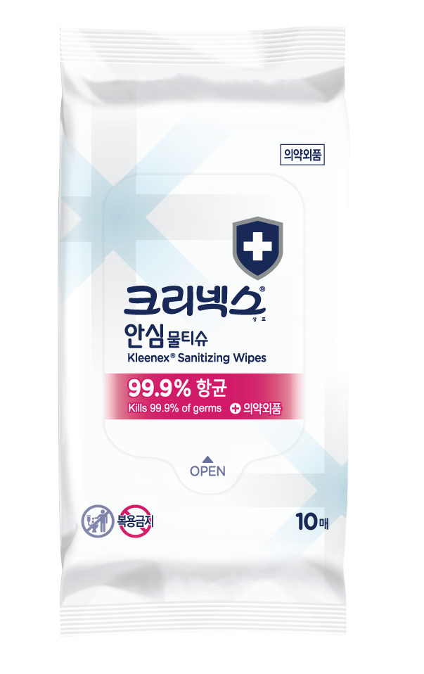 Kleenex Antibacterial Wet Wipes 10 Sheets