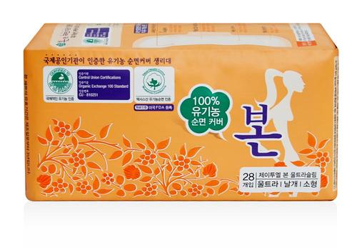 OC BON Ultra Slim Small Sanitary Pads with Wings 28 Ct.