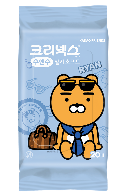 Kleenex Wet Wipes 20 Sheets Kakao Friends
