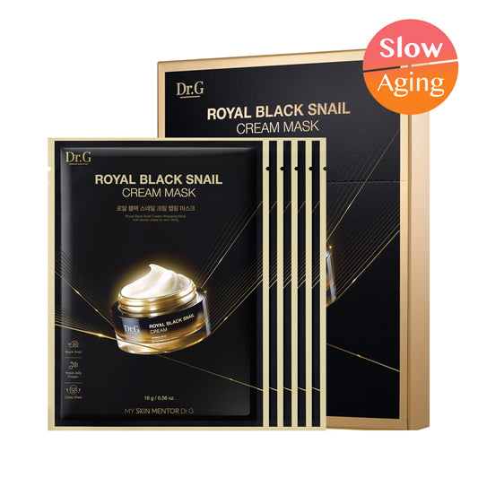 Dr. G Royal Black Snail Cream Mask Sheet 5 Sheets