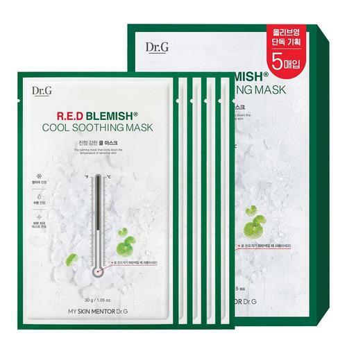 Dr. G Red Blemish Cool Soothing Mask 5ea