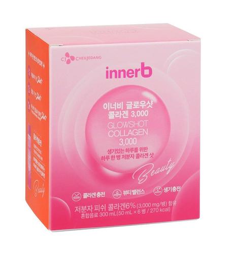 CJ Inner B Glow Shot Collagen 50ml x 6-Pack (6 days supply)