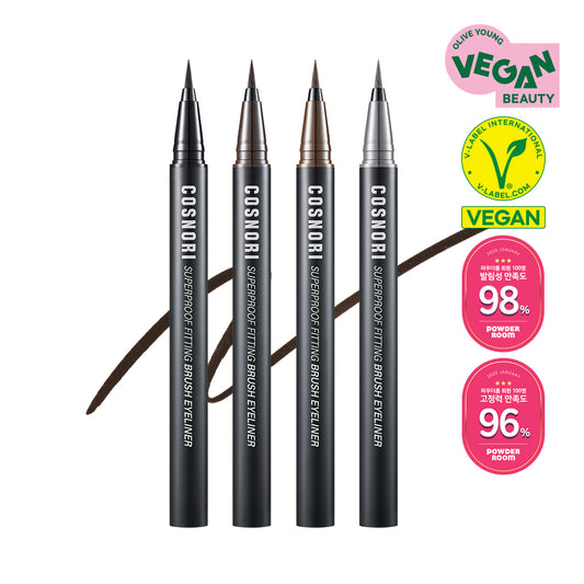 COSNORI Super Proof Fitting Brush Eyeliner