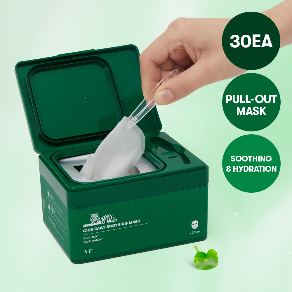 VT Cica Daily Soothing Mask Sheet 30 Sheets