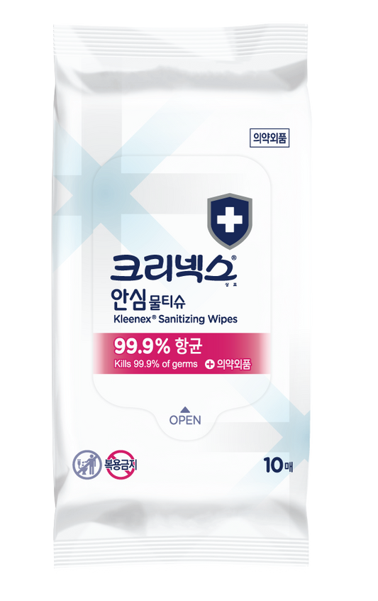 Kleenex Antibacterial Wet Wipes 10 Sheets