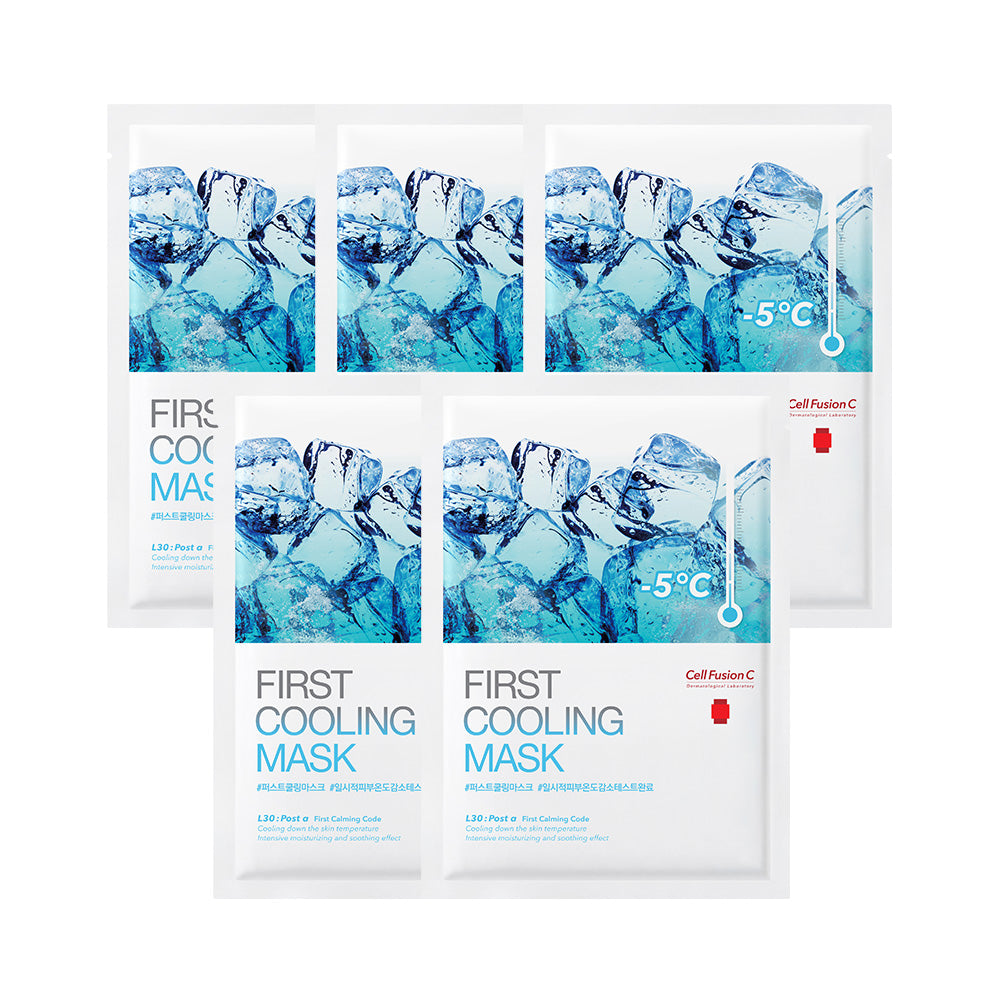 Cell Fusion C Post α First Cooling Mask Sheet 5 Sheets