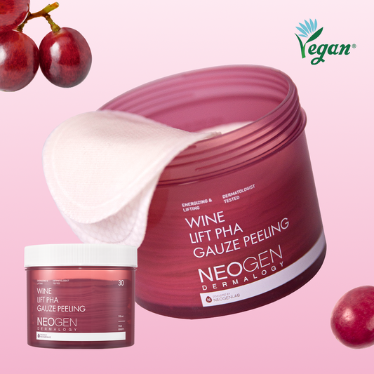 Neogen Dermalogy Wine Lift PHA Gauze Peeling 30 Sheets